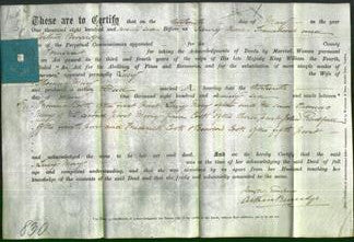 Deed by Married Women - Lucy May-Original Ancestry