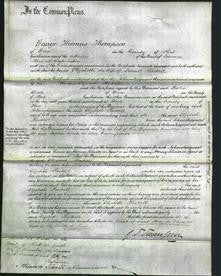 Court of Common Pleas - Elizabeth Kendall-Original Ancestry