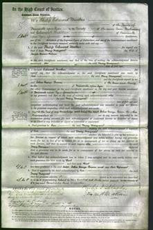 Court of Common Pleas - Mary Margaret Robson-Original Ancestry