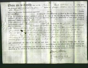 Deed by Married Women - Charlotte Kershaw-Original Ancestry