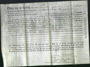 Deed by Married Women - Mary Wallbank-Original Ancestry