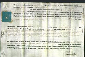 Deed by Married Women - Mary Warburton-Original Ancestry