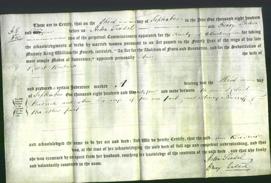 Deed by Married Women - Ann Badrick