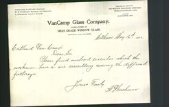 Letterhead - VanCamp Glass Company