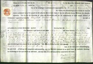 Deed by Married Women - Elizabeth Baldock Collins and Sarah Prentis Coleman-Original Ancestry