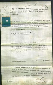 Deed by Married Women - Ann Duckers-Original Ancestry