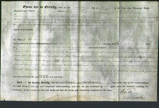 Deed by Married Women - Elizabeth Henrietta Salkeld-Original Ancestry
