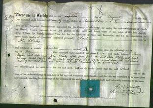 Deed by Married Women - Sarah Bailey-Original Ancestry