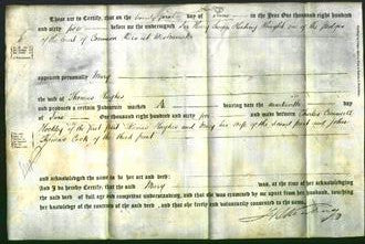 Deed by Married Women - Mary Hughes-Original Ancestry