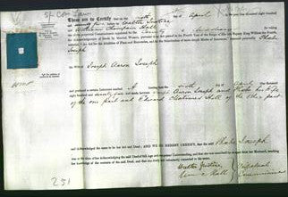 Deed by Married Women - Phoebe Joseph-Original Ancestry
