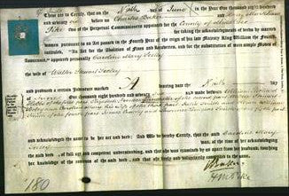 Deed by Married Women - Caroline Mary Seeley-Original Ancestry