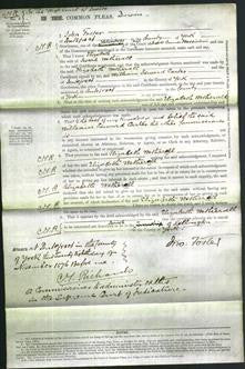 Court of Common Pleas - Elizabeth Wetherall-Original Ancestry