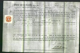 Deed by Married Women - Clara Hersee-Original Ancestry
