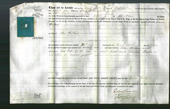 Deed by Married Women - Emma Wilkins-Original Ancestry