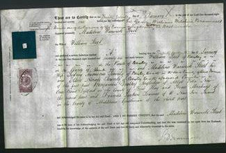 Deed by Married Women - Madeline Warwick Steel-Original Ancestry