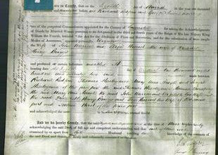 Deed by Married Women - Elizabeth Marrow and Eliza Harriet Briggs-Original Ancestry