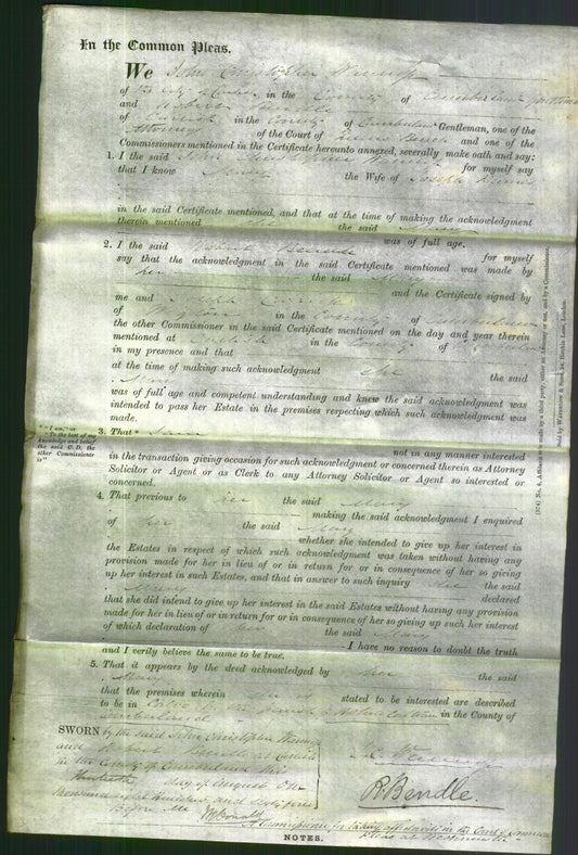 Court of Common Pleas - Mary Barnes