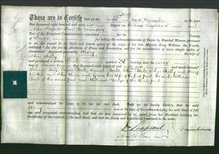Deed by Married Women - Mary Skelly-Original Ancestry
