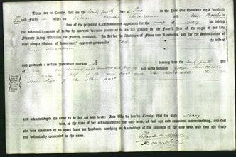 Deed by Married Women - Mary Smallpeice-Original Ancestry