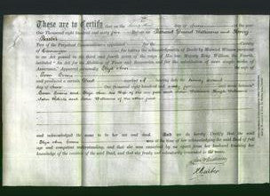 Deed by Married Women - Eliza Ann Evans-Original Ancestry