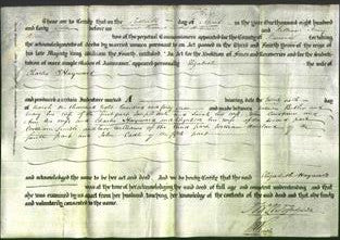 Deed by Married Women - Elizabeth Hayward-Original Ancestry
