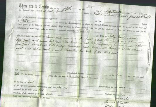 Deed by Married Women - Priscilla Austin