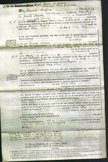 Court of Common Pleas - Mary Shaw-Original Ancestry