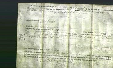 Deed by Married Women - Peggy Larratt Edmonds-Original Ancestry