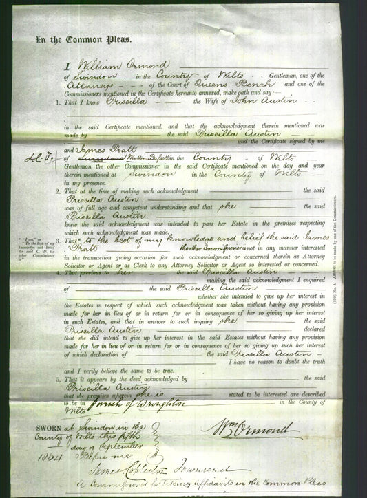 Court of Common Pleas - Priscilla Austin