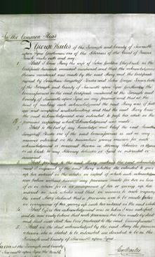 Court of Common Pleas - Mary Grazebrook-Original Ancestry