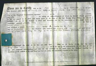 Deed by Married Women - Mary Shaw-Original Ancestry