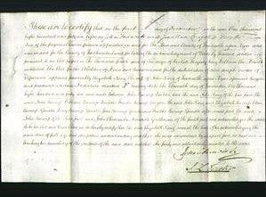 Deed by Married Women - Elizabeth Lang-Original Ancestry