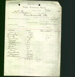 Bank Letterhead - First National Bank