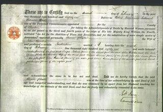 Deed by Married Women - Annie Phoebe Brereton-Original Ancestry