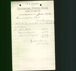 Business Letterhead - R. A. Holden