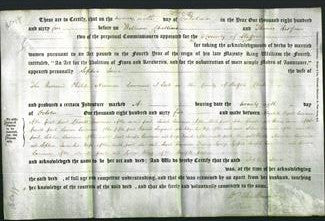 Deed by Married Women - Sophia Jane Lawrence-Original Ancestry