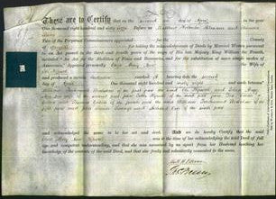 Deed by Married Women - Eliza Mary Ann Hipwell-Original Ancestry