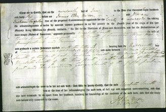 Deed by Married Women - Elizabeth Smith-Original Ancestry