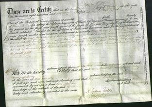Deed by Married Women - Ann Radcliffe and Sarah Seeley-Original Ancestry