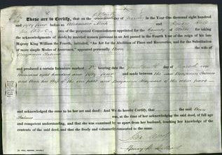 Deed by Married Women - Ann Palmer-Original Ancestry