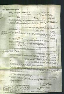 Court of Common Pleas - Hester Maria Dymond-Original Ancestry