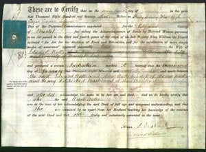 Deed by Married Women - Ann Watts-Original Ancestry