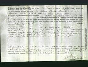Deed by Married Women - Ellen Frances Drayton-Original Ancestry