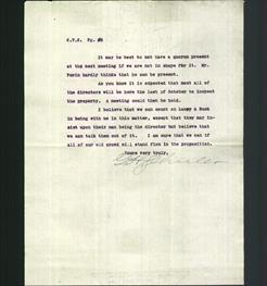 Letter -  Signed G.H. Schuler