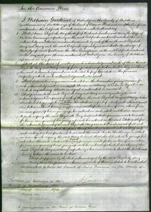 Court of Common Pleas - Elizabeth Amy Sanders and Mary Cummings-Original Ancestry