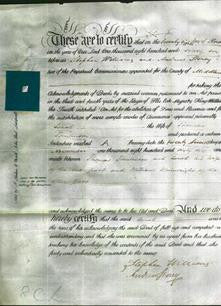 Deed by Married Women - Sarah Tomlinson-Original Ancestry