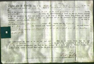 Deed by Married Women - Elizabeth Moody-Original Ancestry
