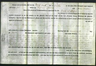 Deed by Married Women - Sophia Jane Lawrence-Original Ancestry