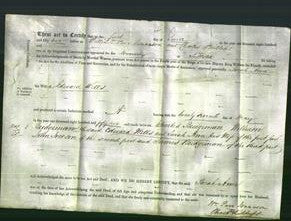 Deed by Married Women - Sarah Ann Wells-Original Ancestry