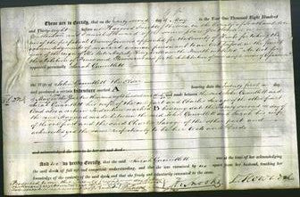 Deed by Married Women - Sarah Gauntlett-Original Ancestry